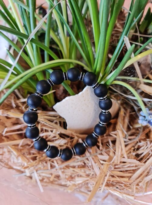 Strass-Armband schwarz