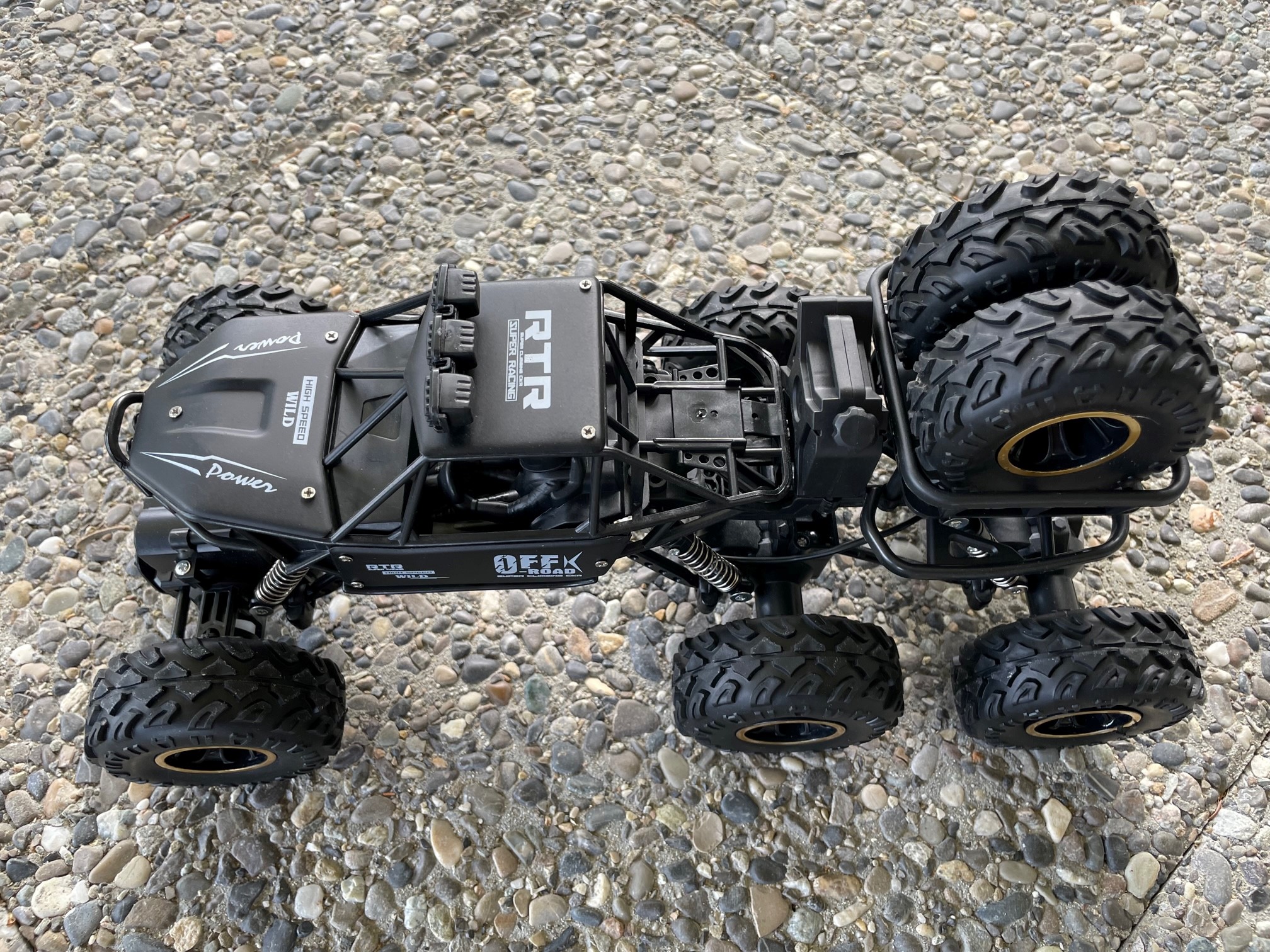 Dpofirs RC Car Reifen 1:10 Verbreitert 85mm - 4 Stück Schwarze Offroad Reifen Für Fernsteuer Modelle