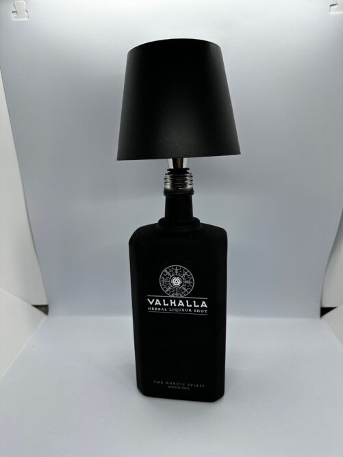 Wiederaufladbare LED-Flaschenlampe schwarz – Bild 2