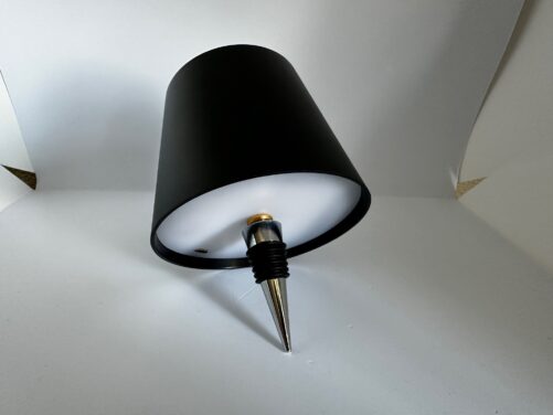 Wiederaufladbare LED-Flaschenlampe schwarz – Bild 5