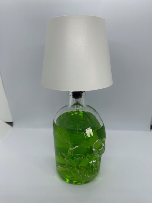 Wiederaufladbare LED-Flaschenlampe weiss – Bild 2