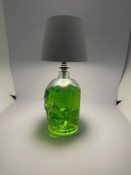 Wiederaufladbare LED-Flaschenlampe weiss