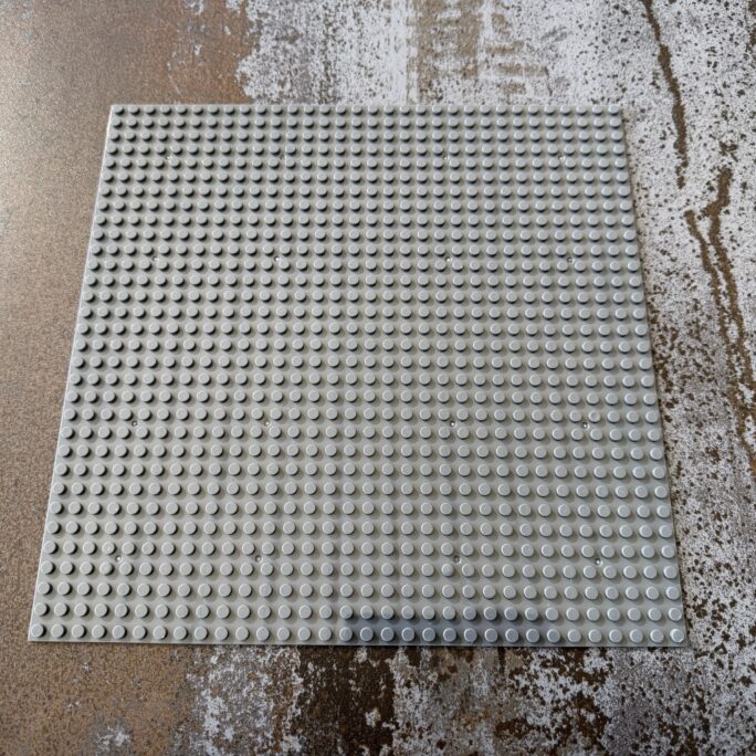 Klemmbausteine Grundplatte grau 32 x 32 Noppen